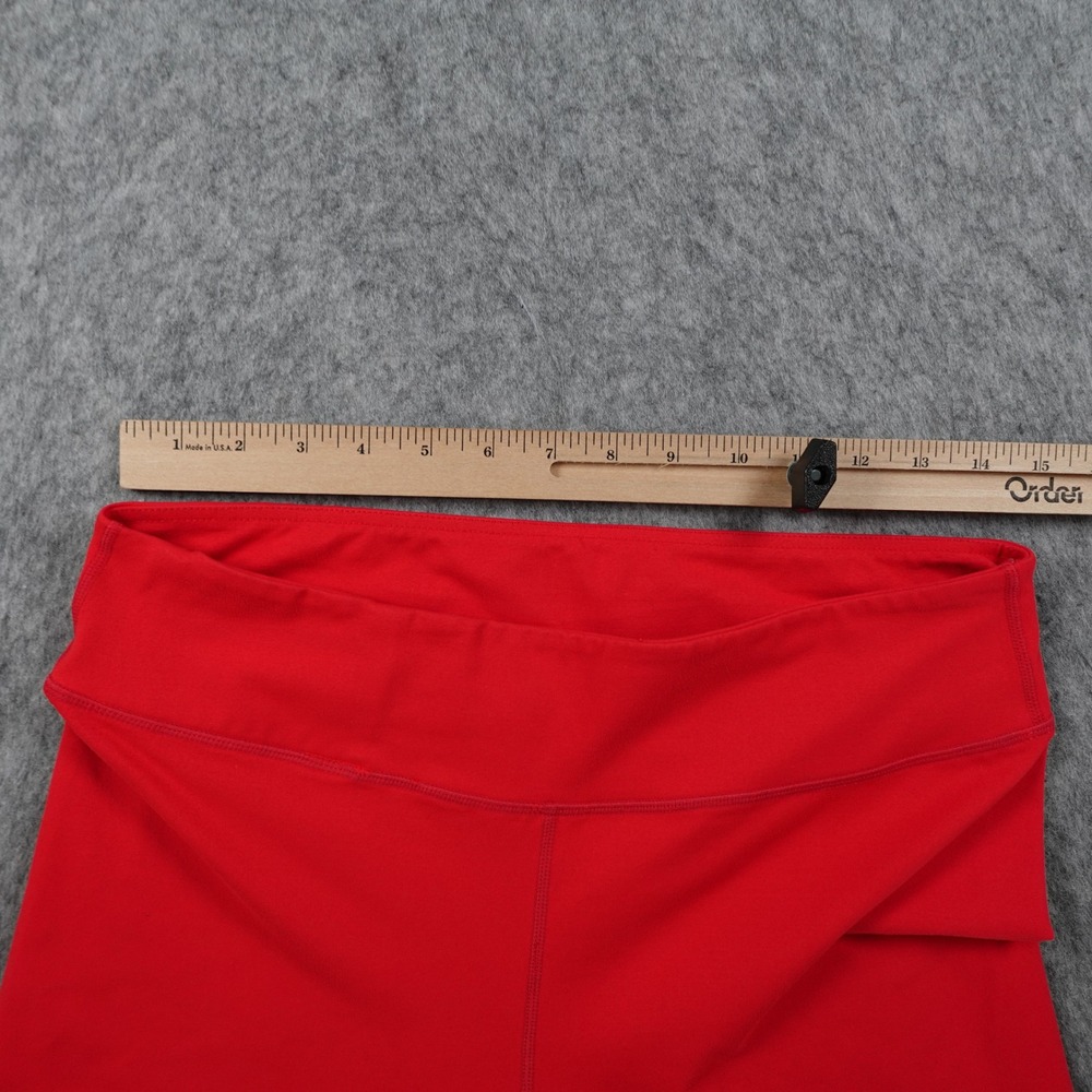 Fabletics Leggings Women L/XL? Red Capri Cropped Athletic Workout Yoga Pants - Picture 6 of 10
